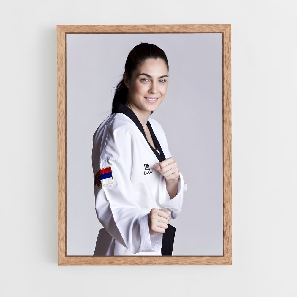 Poster L'Art de la Combatante – affiche Taekwondo (vue 4)